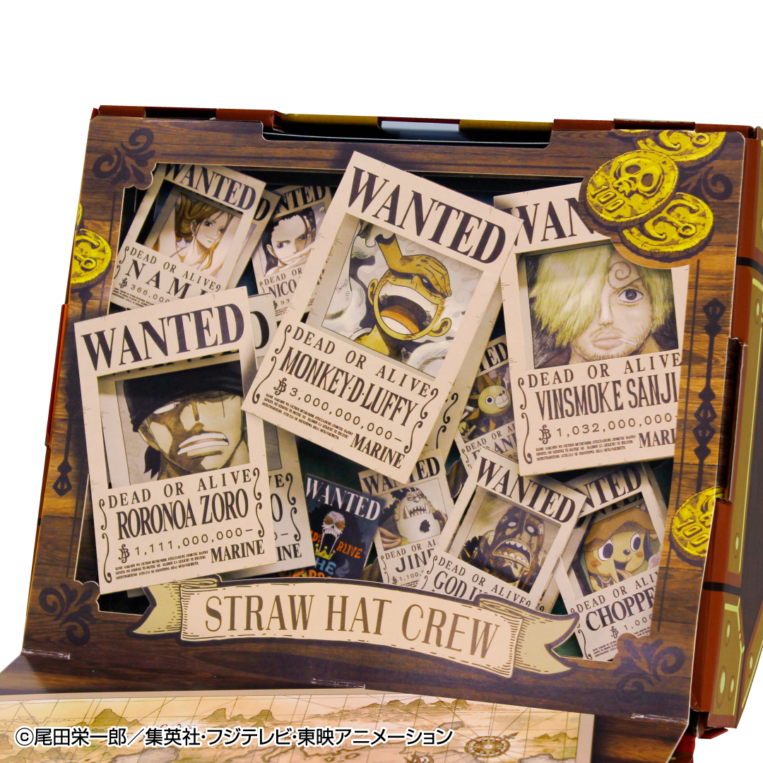 ギフトゥール【宝箱】ワンピース限定デザイン(手配書) Sサイズ