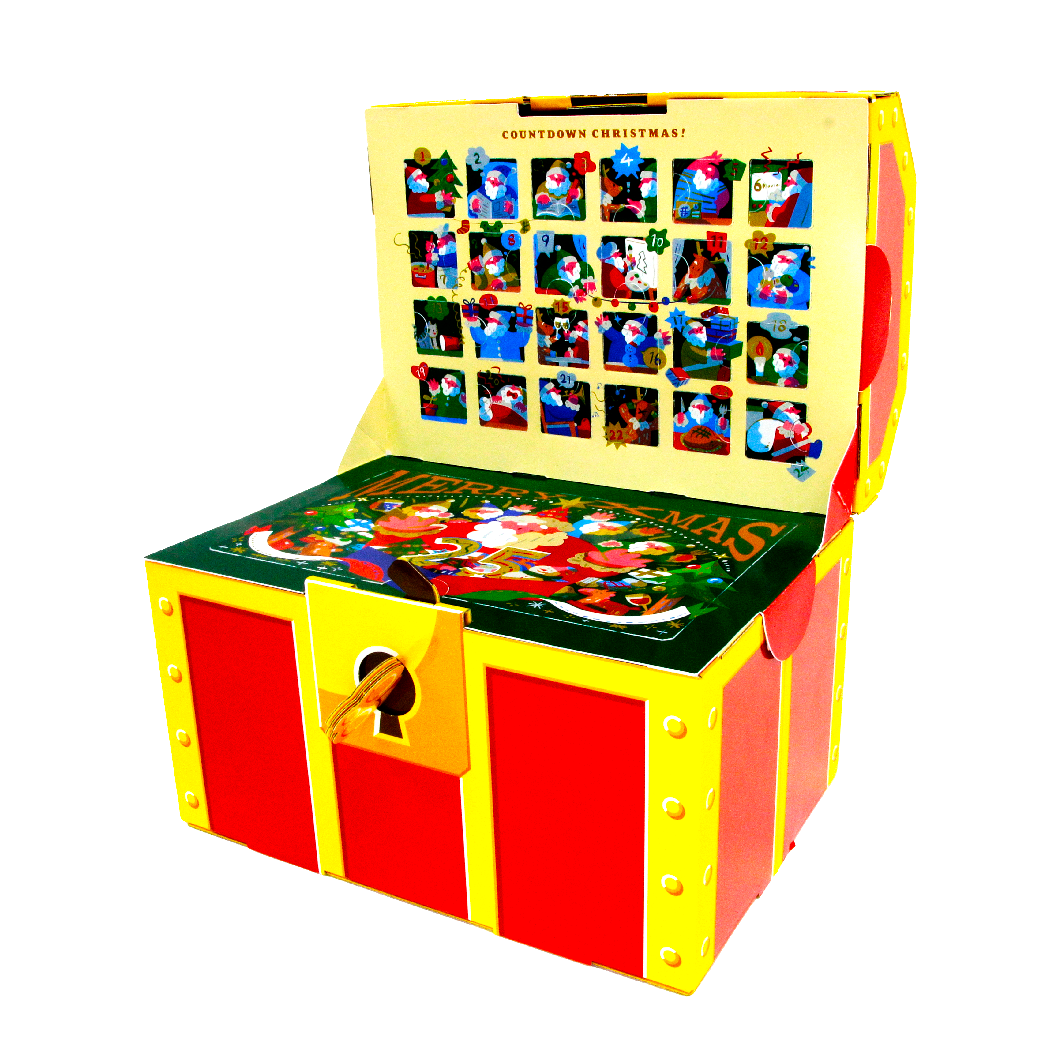 ギフトゥール【宝箱】クリスマス(アドベントカレンダー)